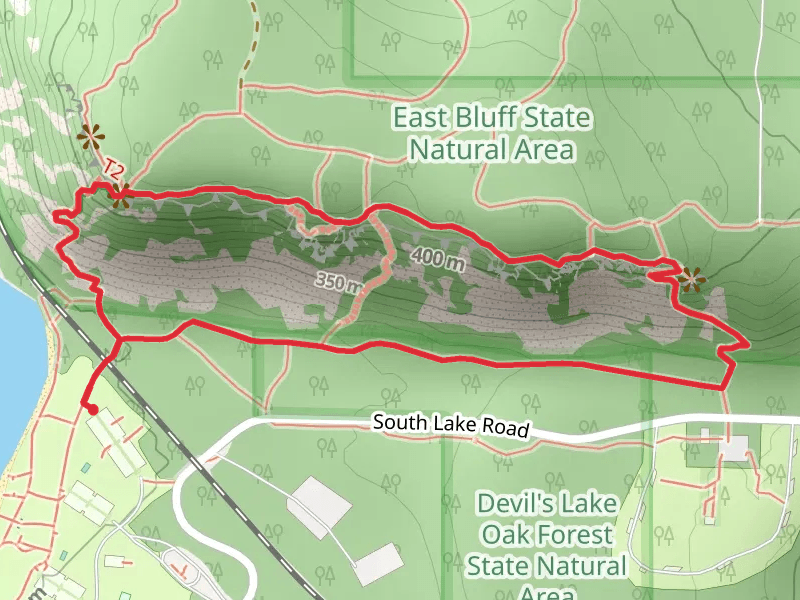 Grottos and East Bluff Loop Trail