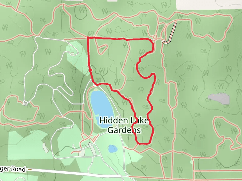 Hidden Lake - Pine Tree - Hiker's Loop Trail