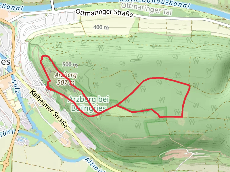 Arzberg and Waldlehrpfad Arzberg Loop
