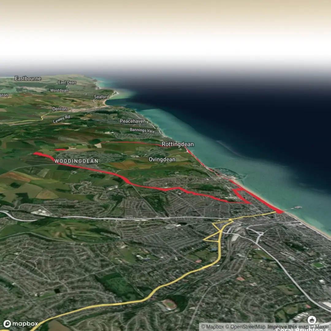 An image depicting the trail Bullock Hill, Standean Bottom and Black Rock Loop and its surrounding area.