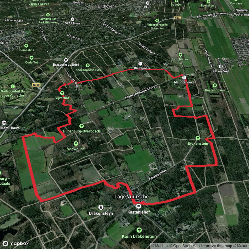 Eyckenstein, Bossen and Nonnenland Loop