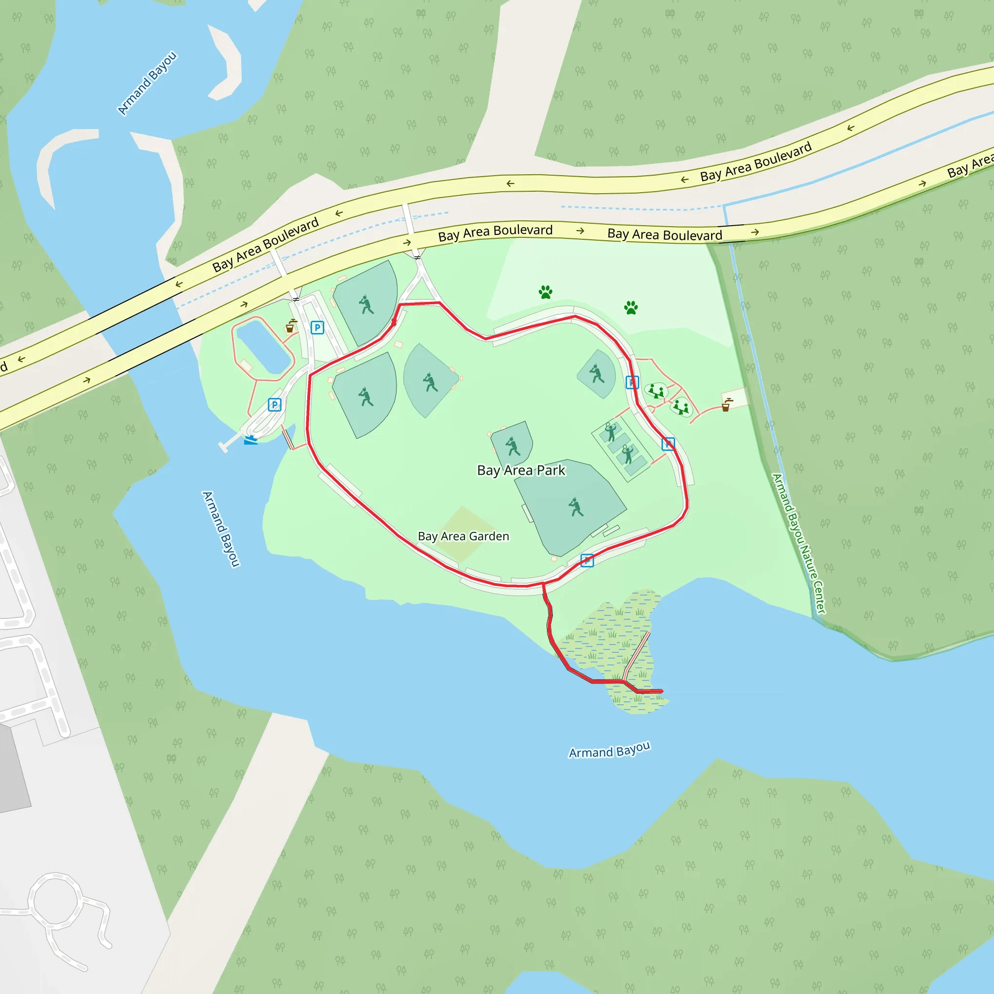 Bay Area Park Loop mobile static map
