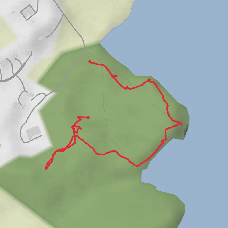 Hike from Donegal mobile static map