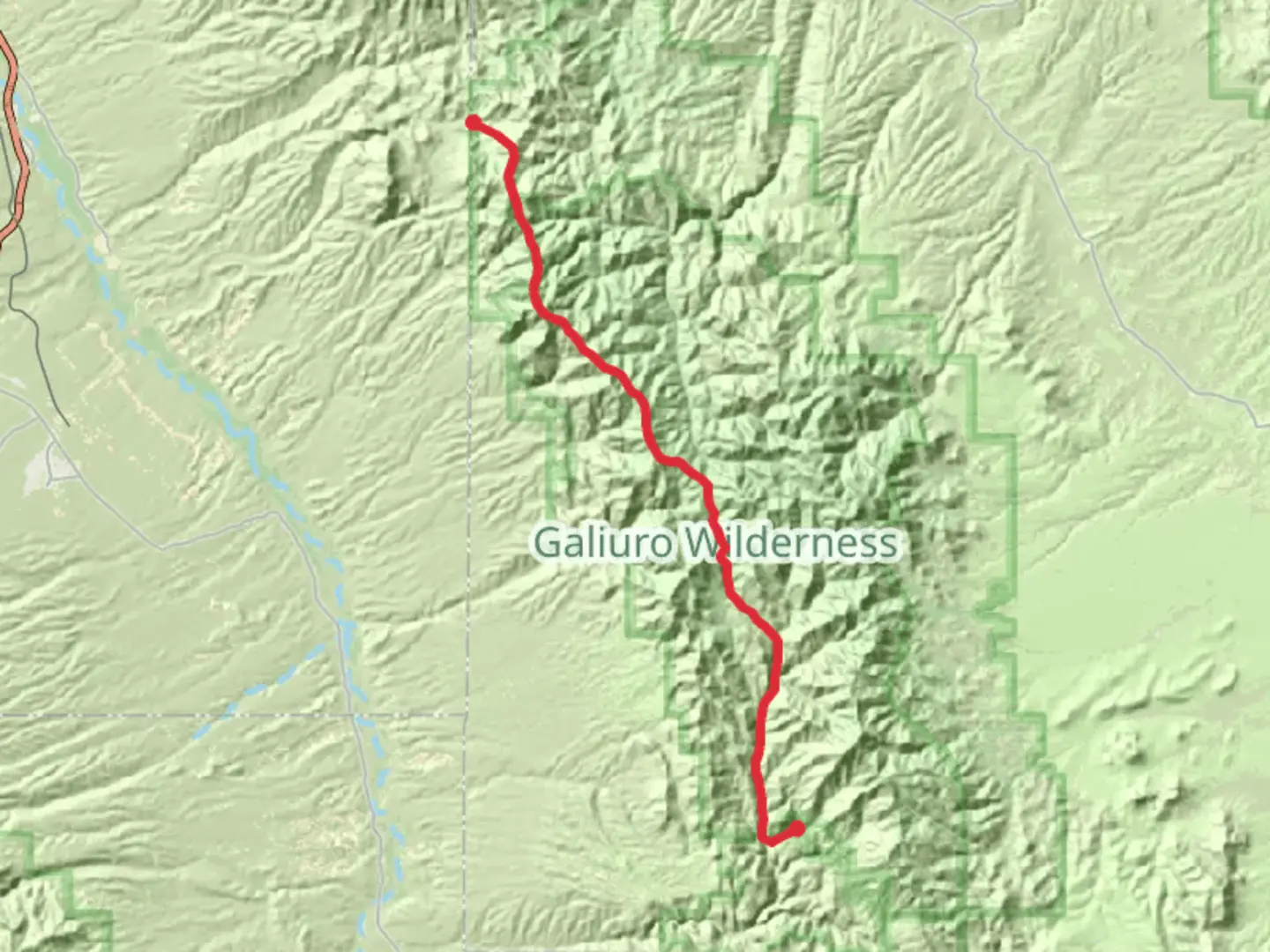 An image depicting the trail West Divide Trail and its surrounding area.