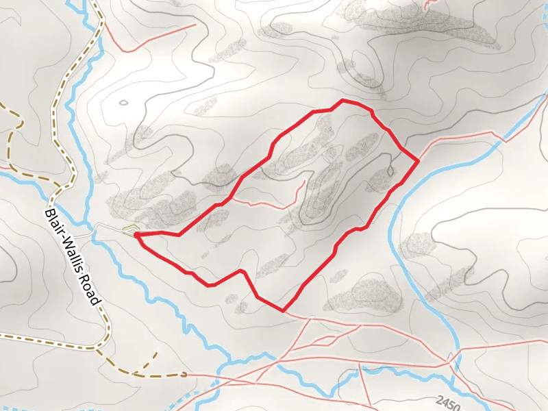 Blair, Regolith and Cow Loop Trail