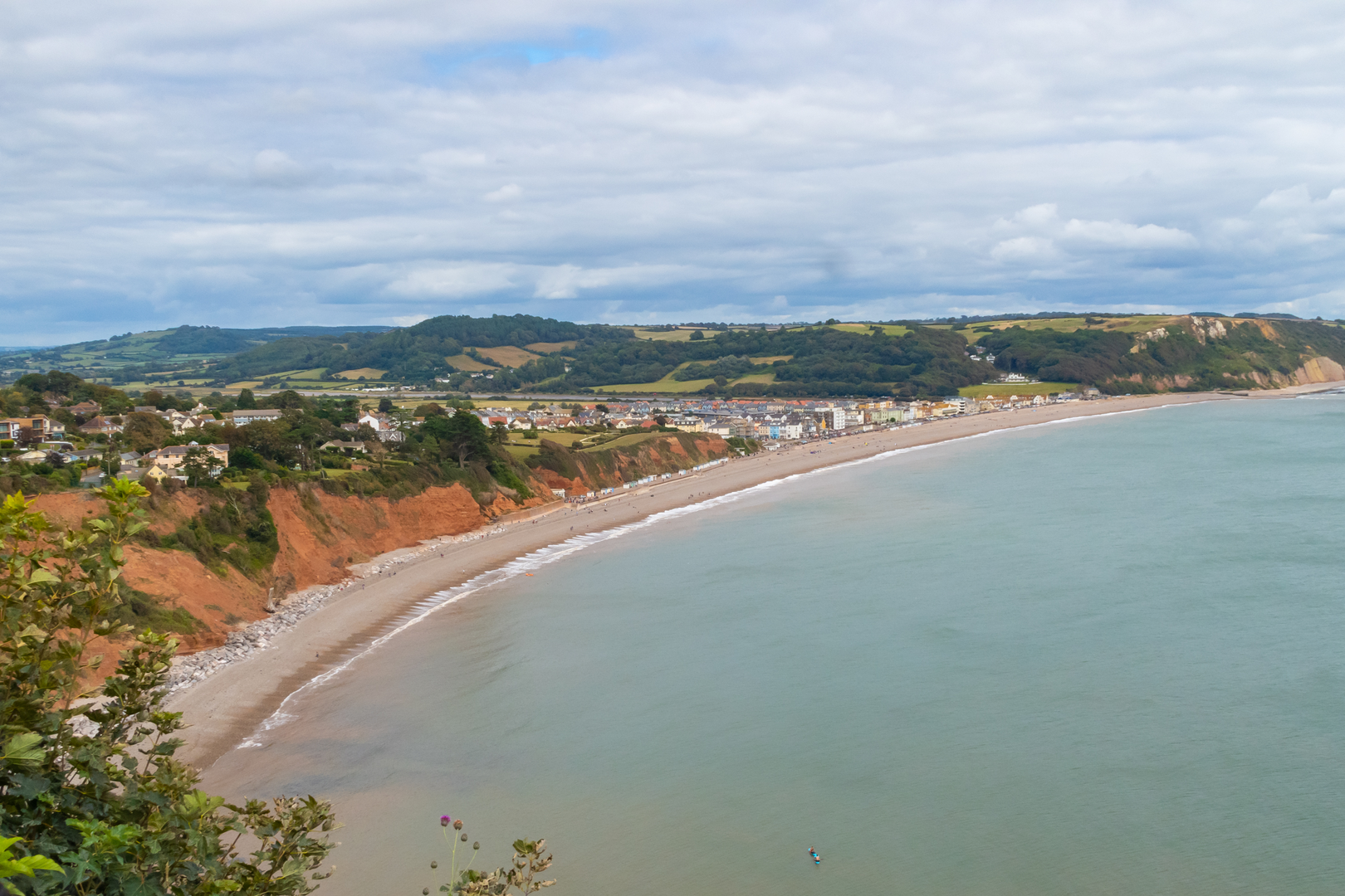 An image depicting the trail Seaton to Watchet via East Deane Way and its surrounding area.