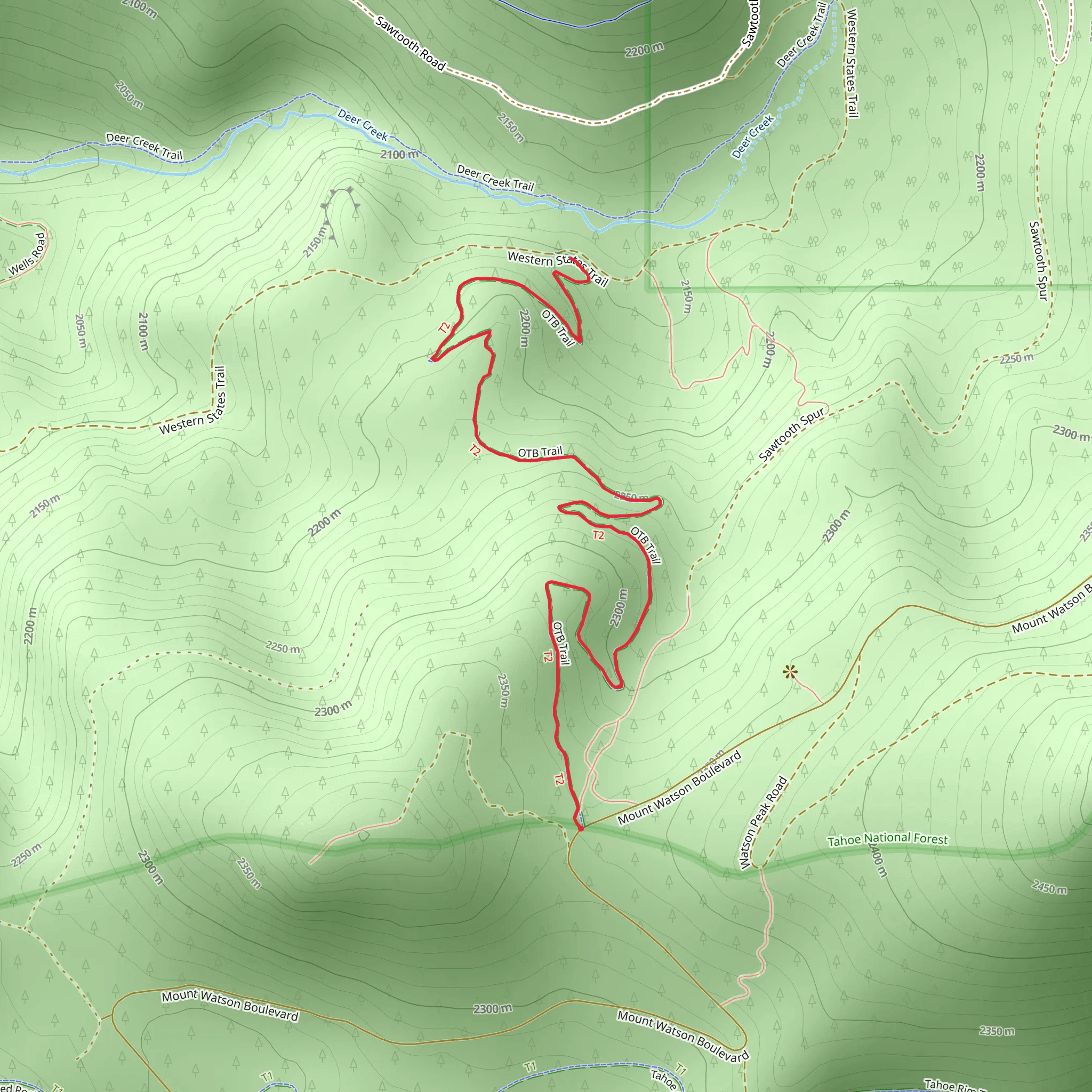 OTB Trail mobile static map