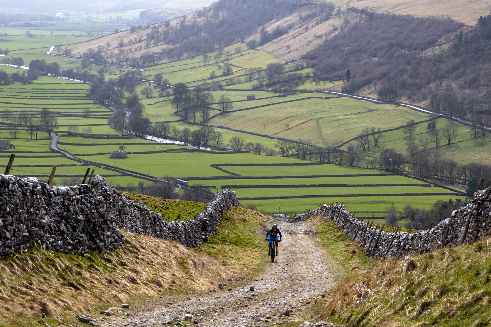 An image depicting the trail Top Ten Peaks - Yorkshire Dales and its surrounding area.