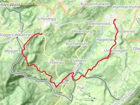 Weiler im Allgau to Scheidegg Walk
