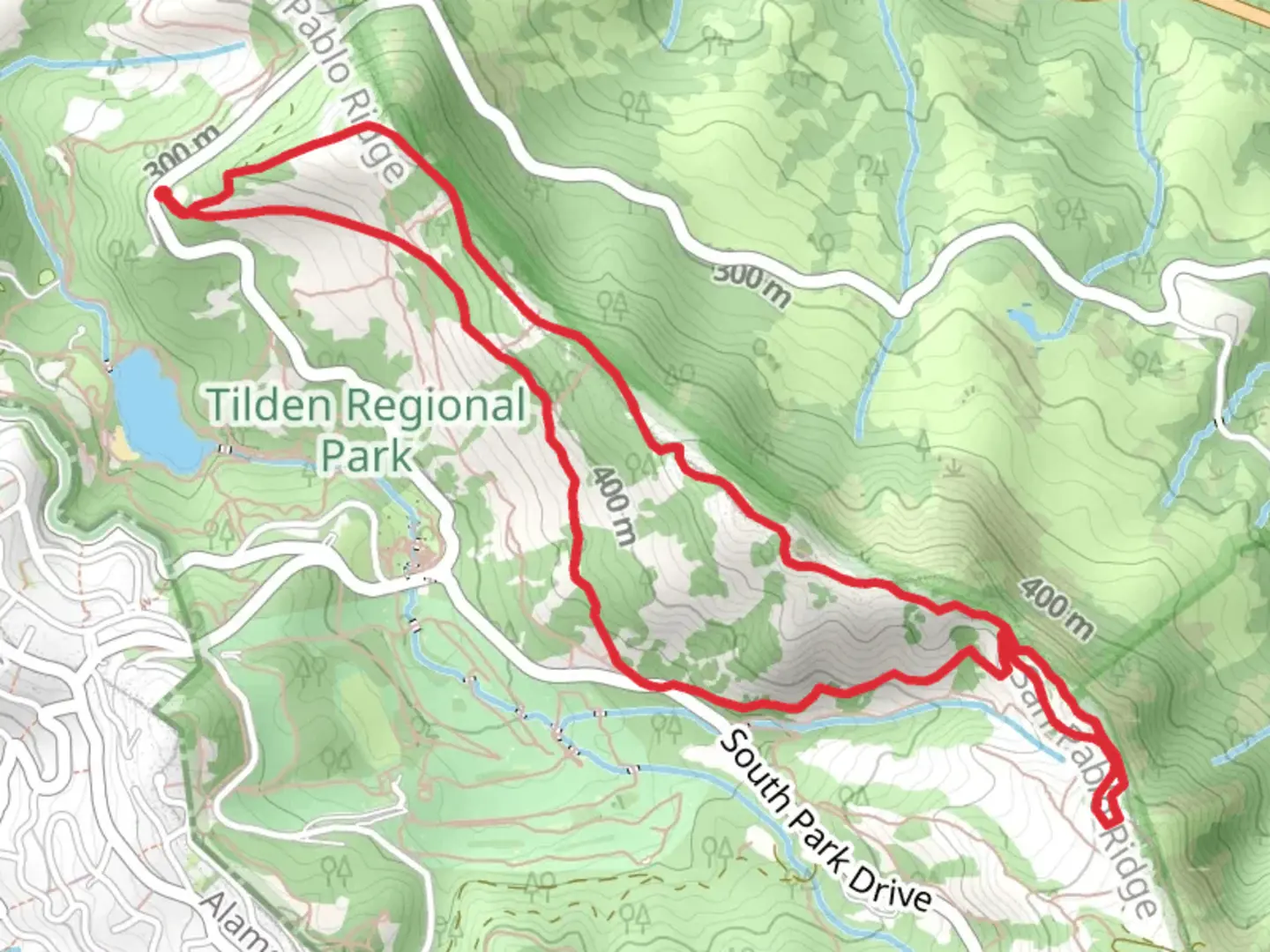 An image depicting the trail Quarry Trail and ADT Loop and its surrounding area.