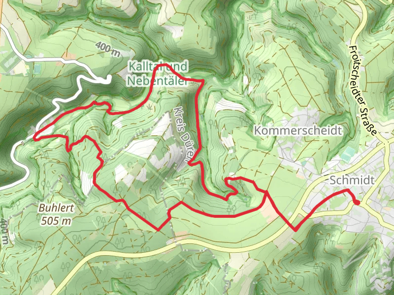 Kalltal und Nebentaeler via Schmugglerweg