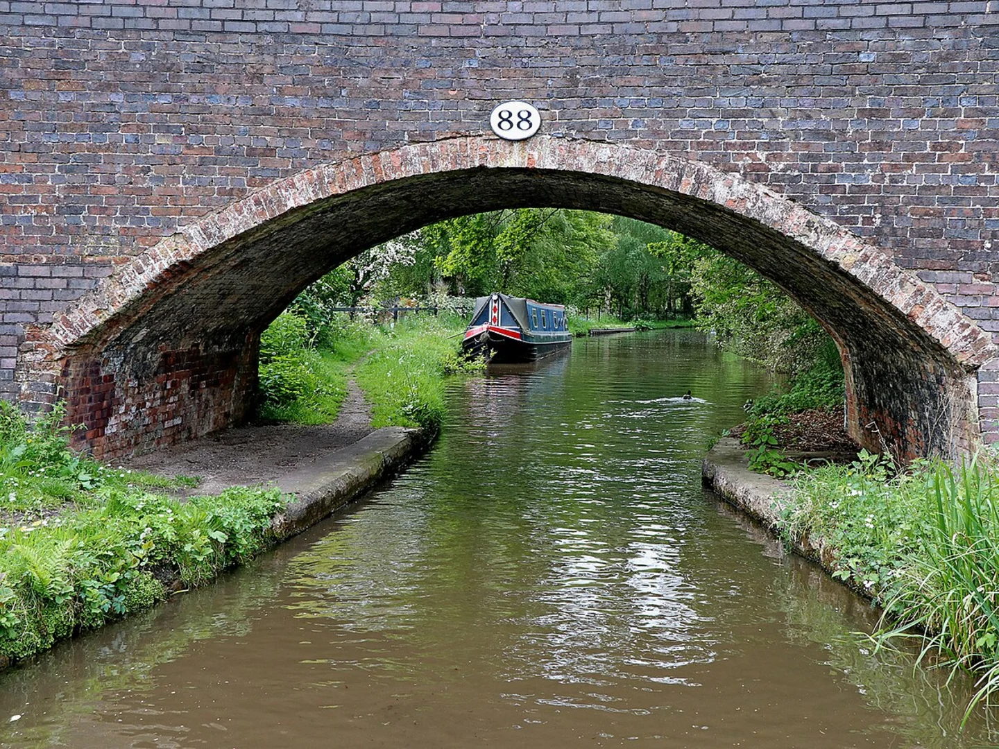 An image depicting the trail Coventry Canal and Huddlesford Loop and its surrounding area.
