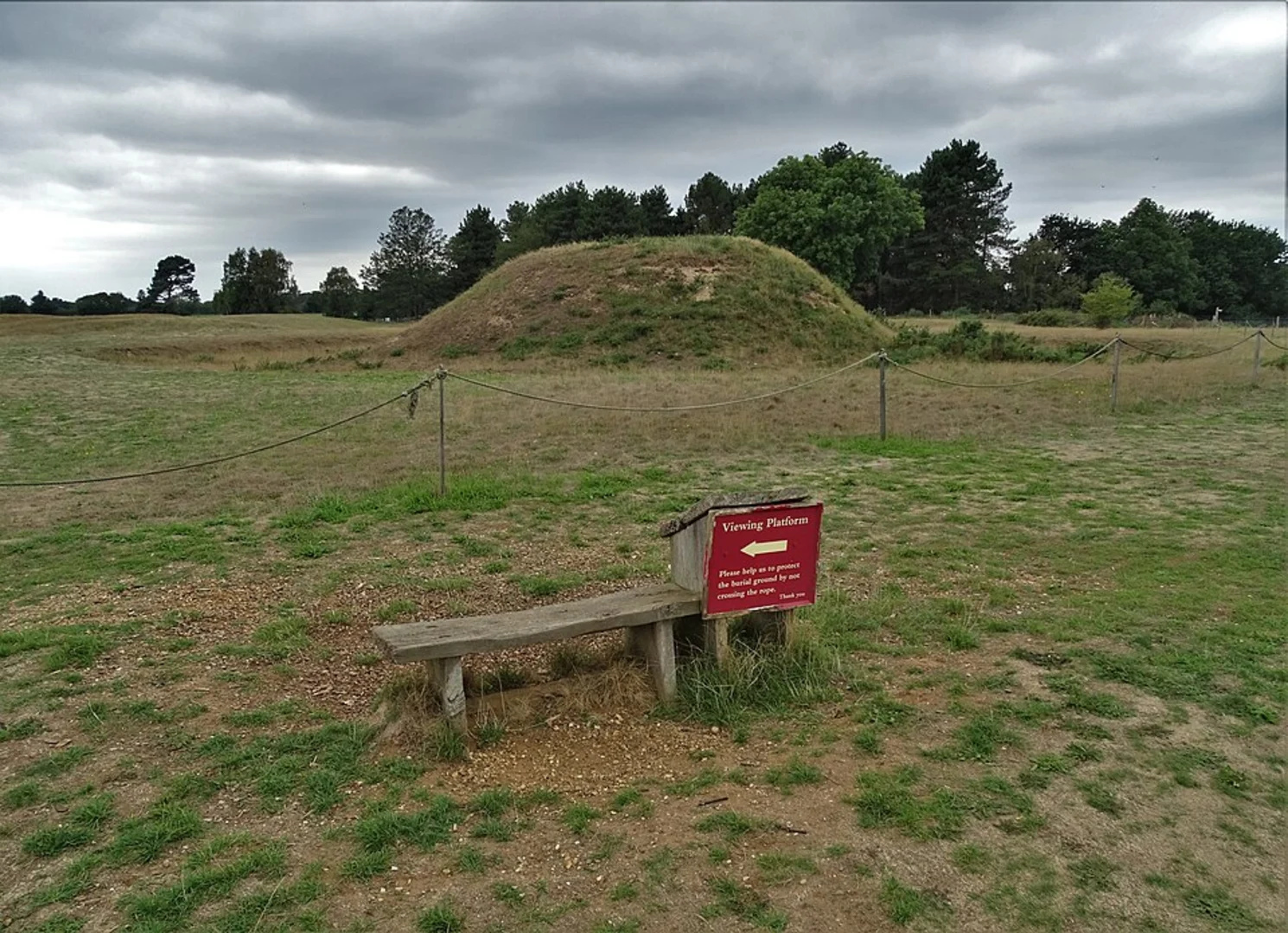 An image depicting the trail Sutton Hoo Loop and its surrounding area.