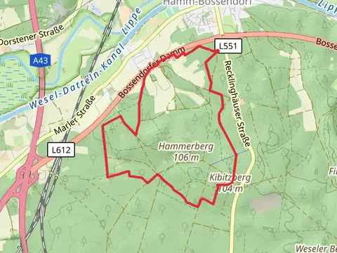 Auf Dem Hassel Rundweg and Die Haard Roemerweg