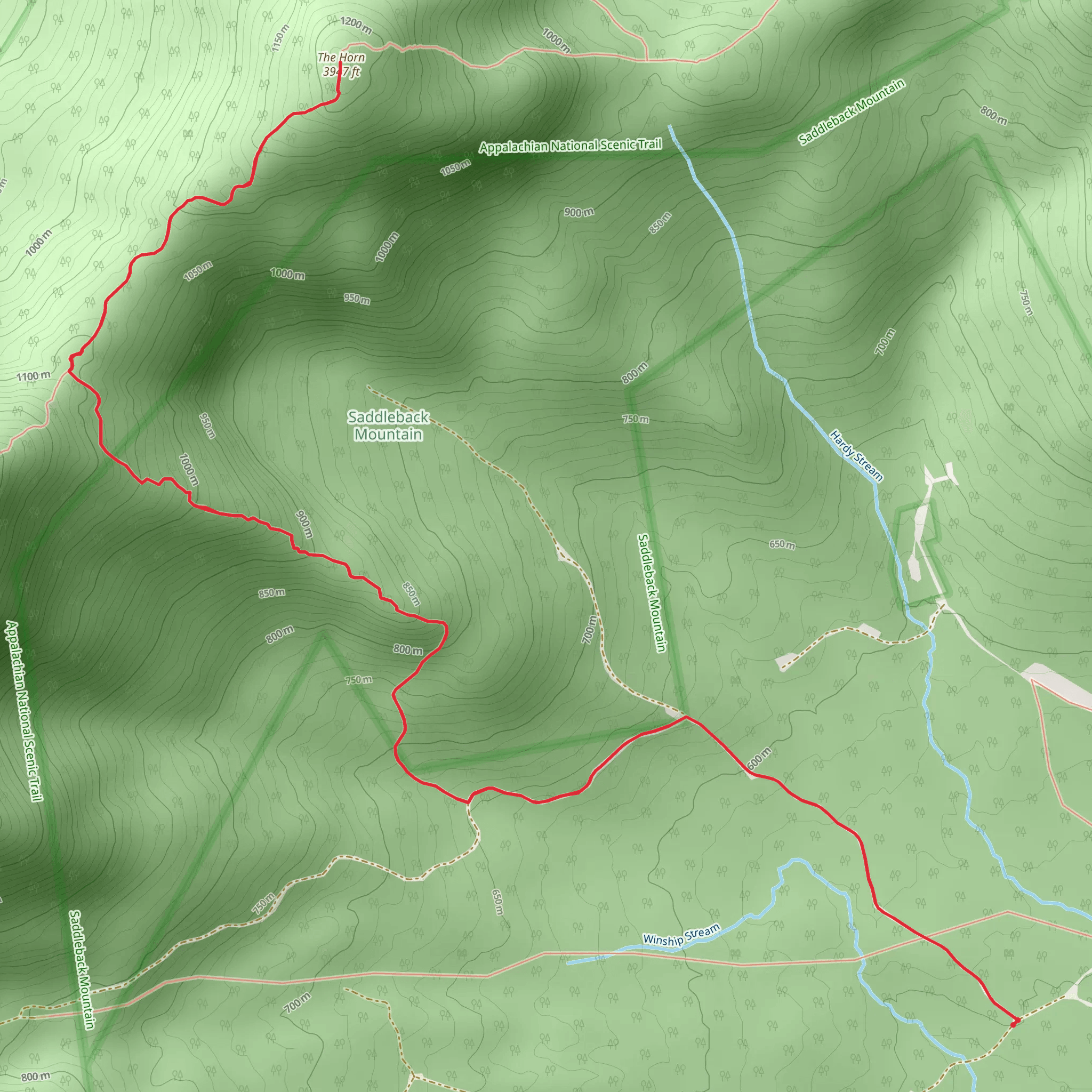 The Horn Trail mobile static map