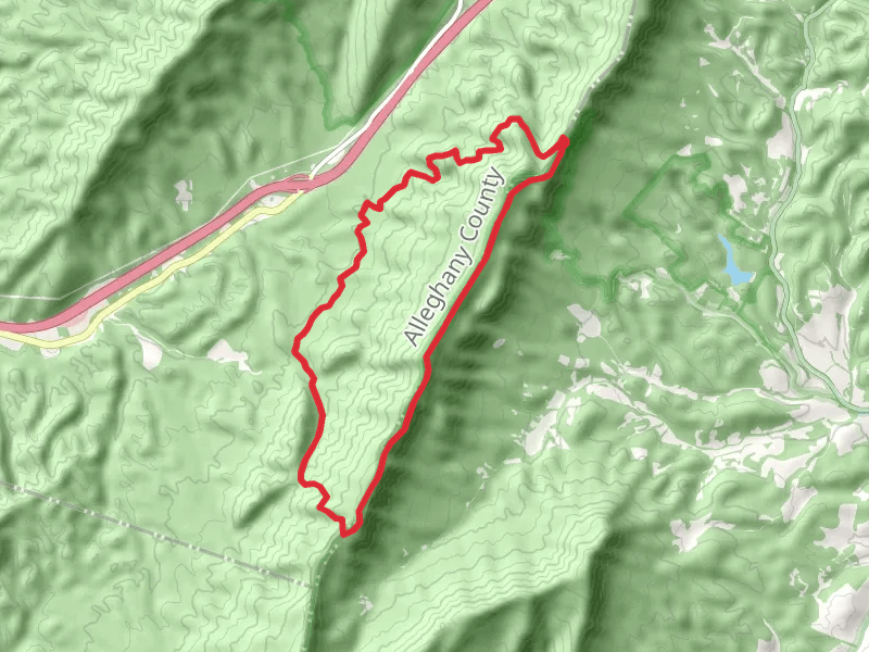 Pete's Cave Trail and Longdale Loop Trail