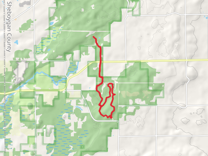 Ice Age Trail and Parnell Tower Trail Loop