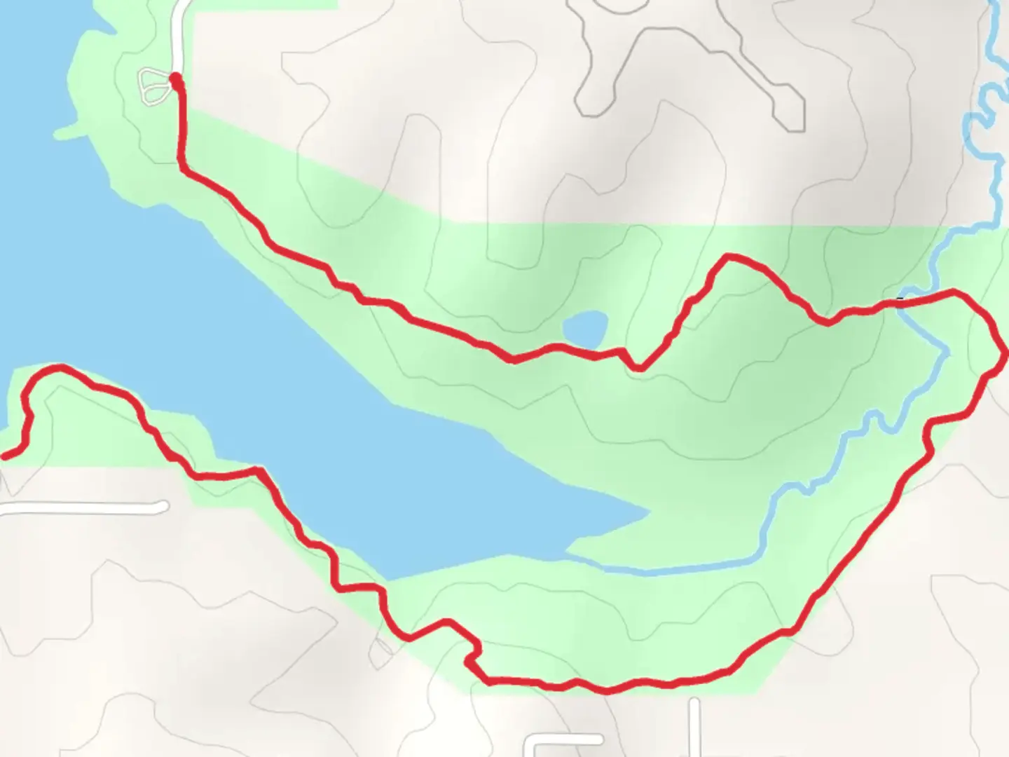 An image depicting the trail Rock Creek Lake Eastern Shore Walk and its surrounding area.