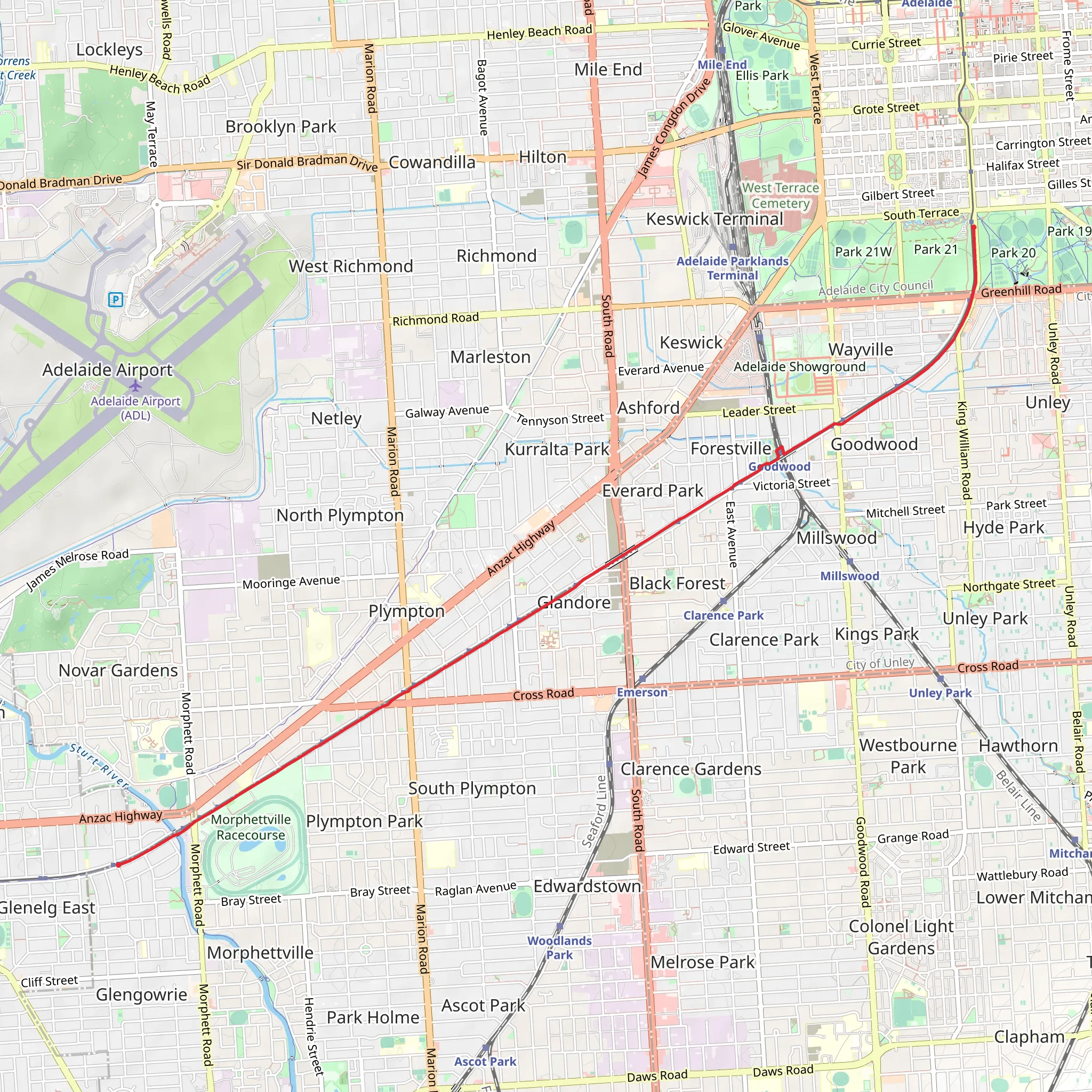 Mike Turtur Track mobile static map