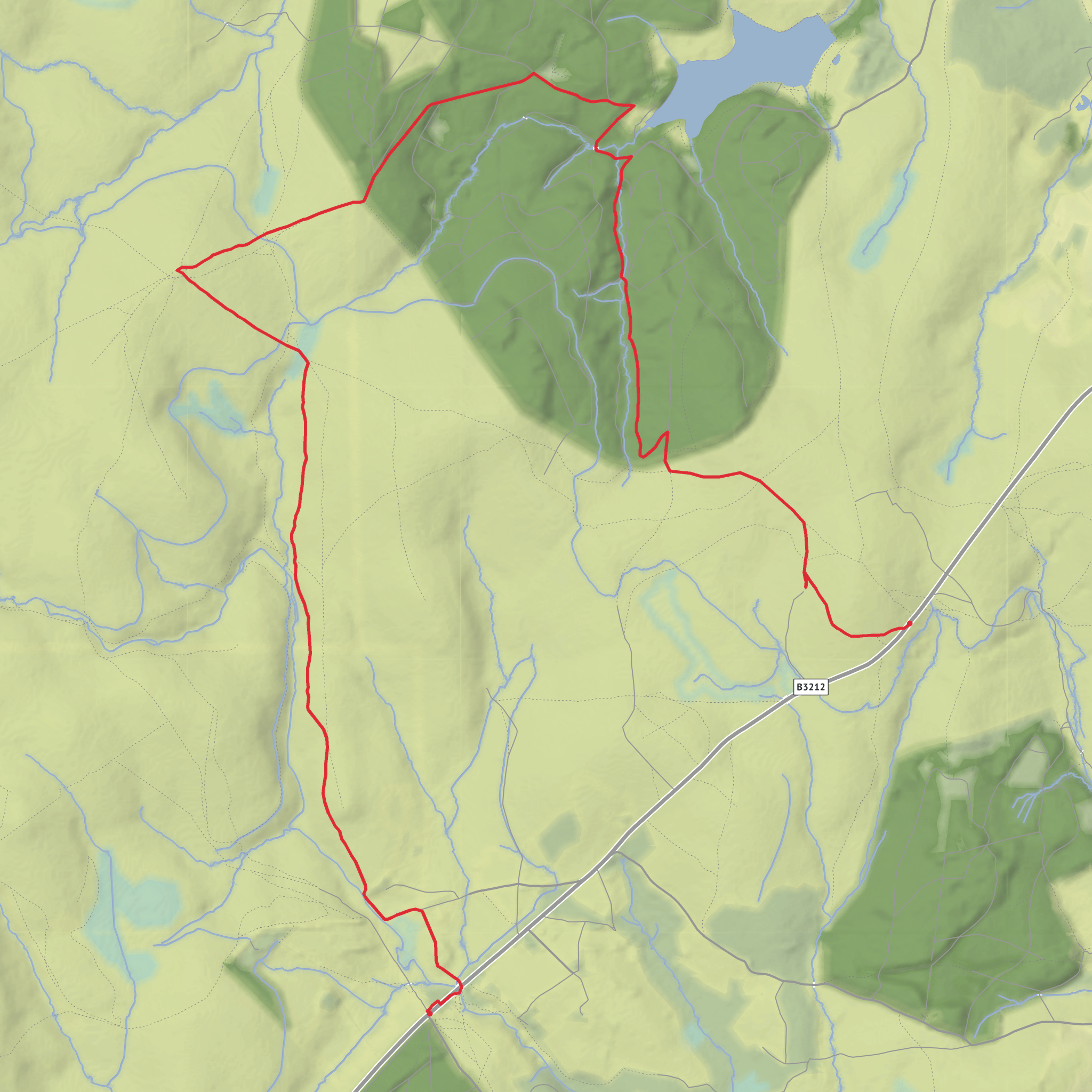 Walk to the Warren mobile static map