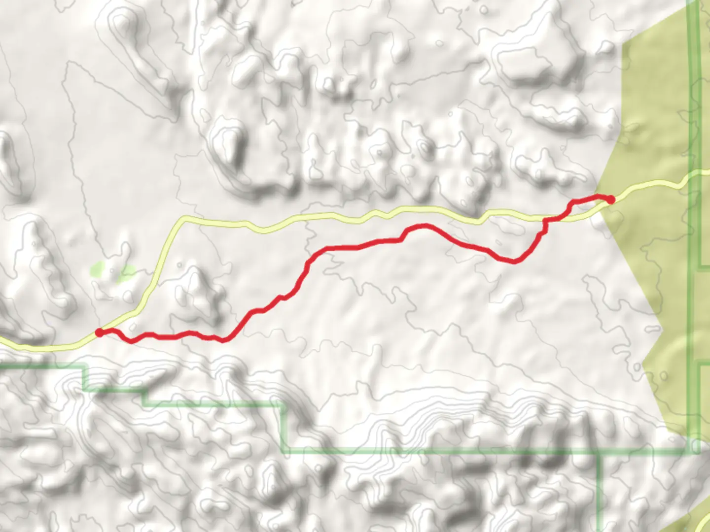 An image depicting the trail Old Arrowhead Road Walk and its surrounding area.