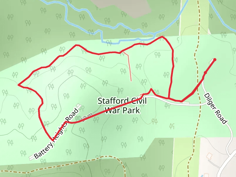 Battery Heights Road and Accokeek Creek Loop