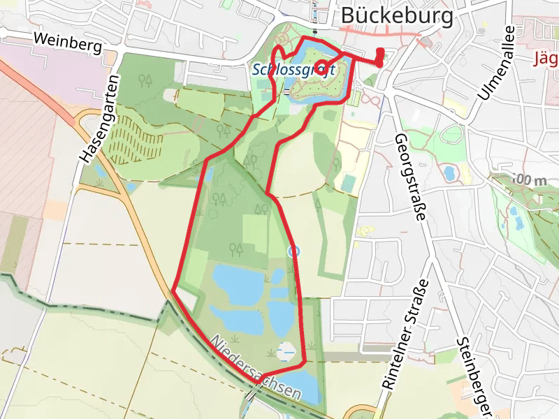 Schlossgraft via Kleinenbremen and Sigwardsweg