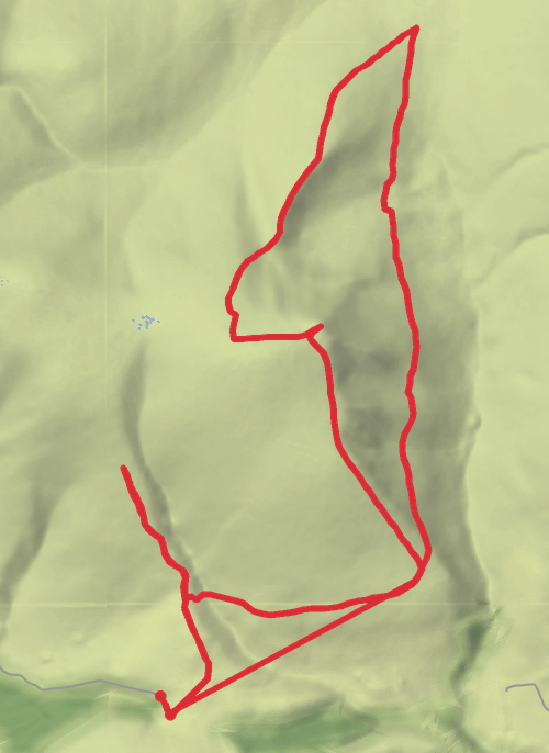 Round the back scafell mobile static map