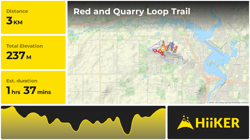 Red and Quarry Loop Trail | Marathon County | Wisconsin