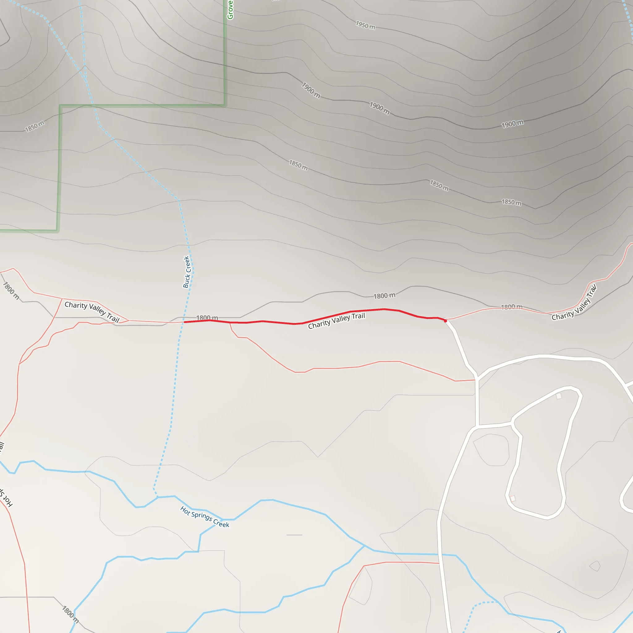 Buck Creek Walk mobile static map
