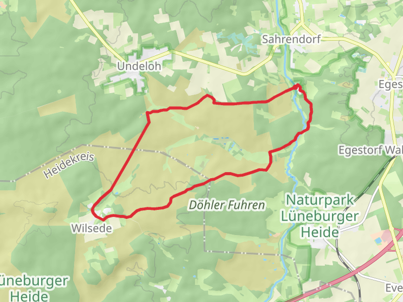 Denkmal Alfred Wietjes via Alter Postweg and Pastor Bode Weg