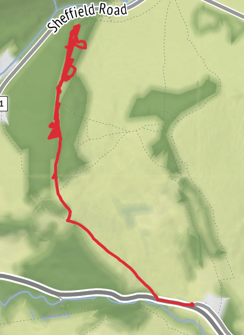 Derbyshire Dales Hiking mobile static map