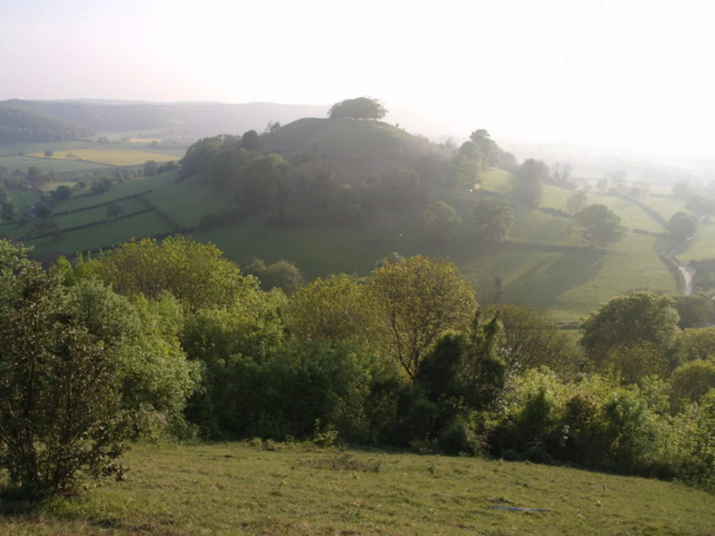 An image depicting the trail Downham Hill Loop Walk and its surrounding area.