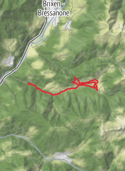 Funes Hiking mobile static map