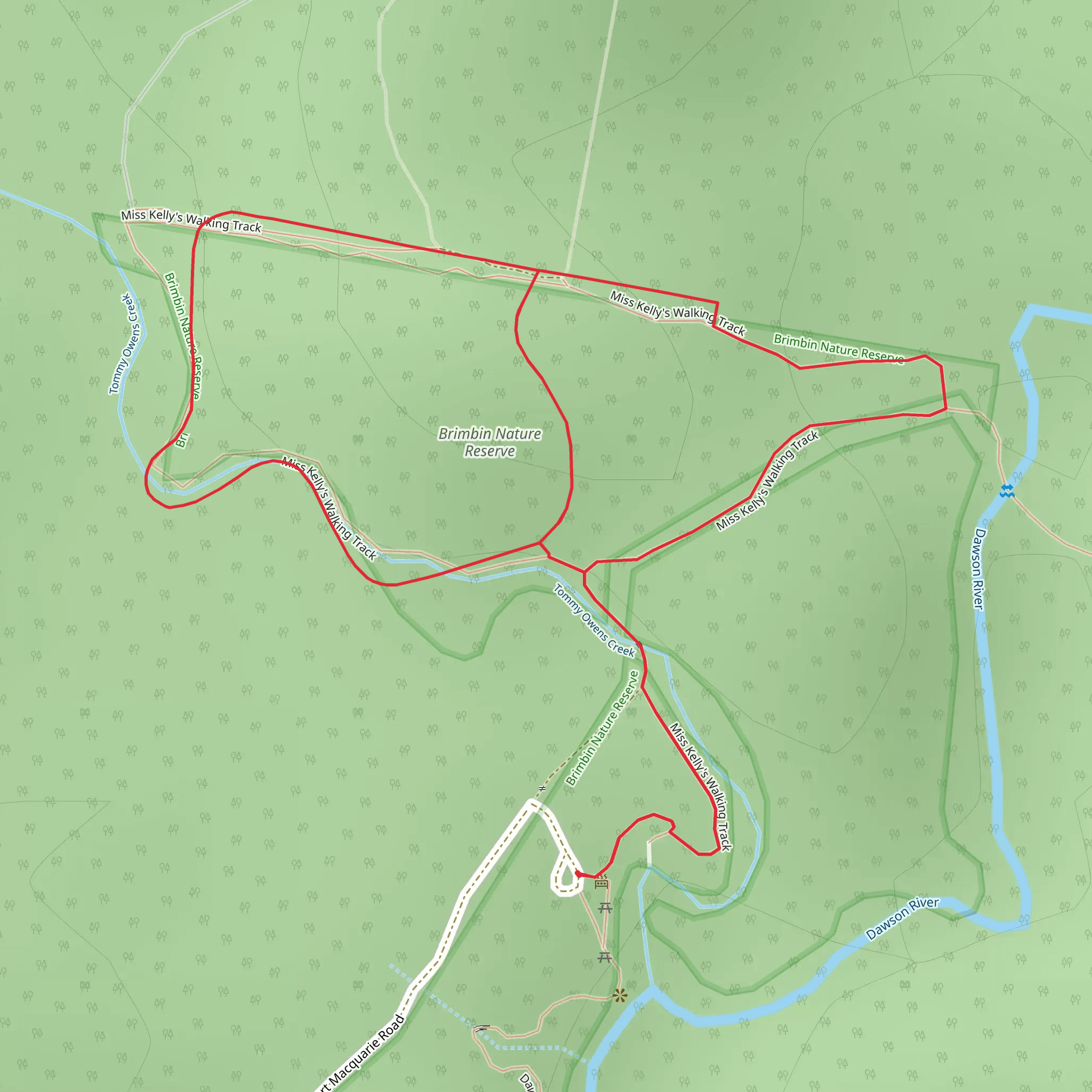 Ms Kellys Track mobile static map