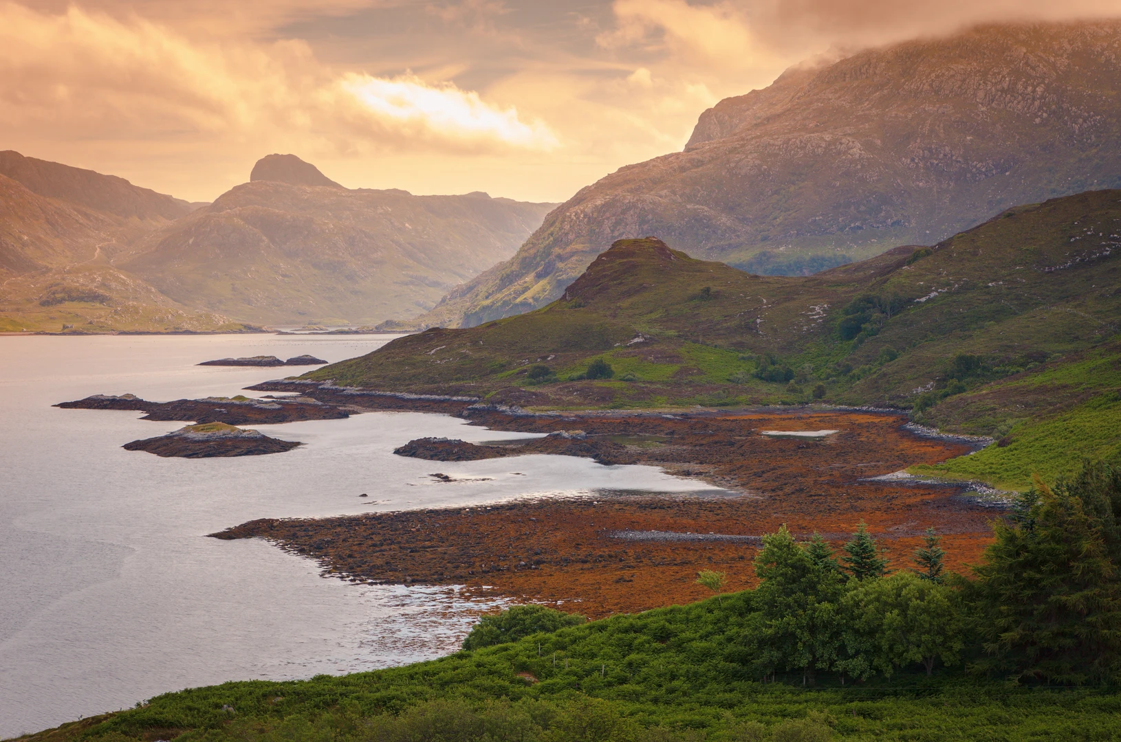 An image depicting the trail Loch Dubh, Ben Lomond and Gualann Caorainn Achaidh Loop from Loch Dhu and its surrounding area.