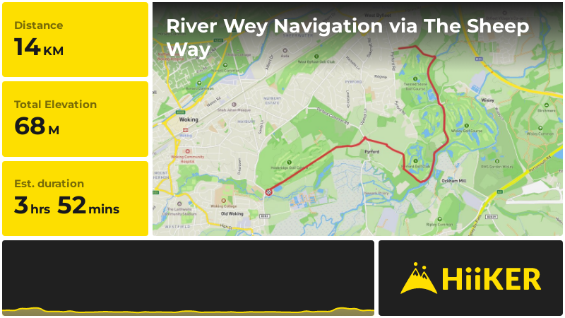 River Wey Navigation via The Sheep Way | Surrey | England