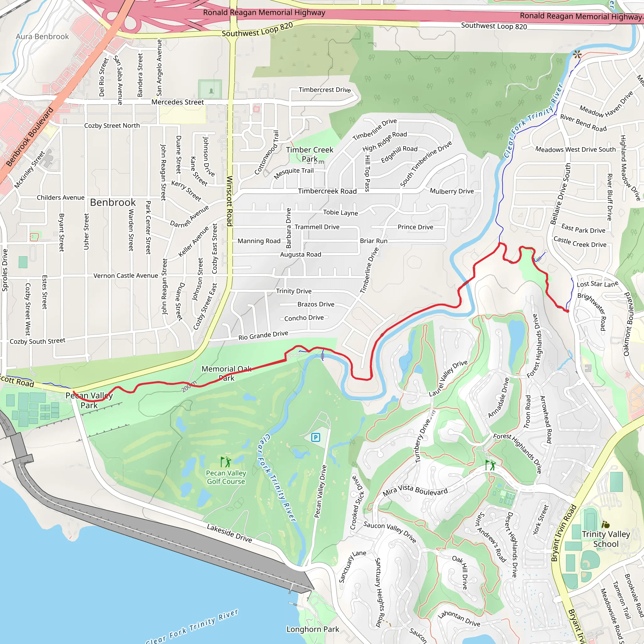 Fort Worth Branch mobile static map