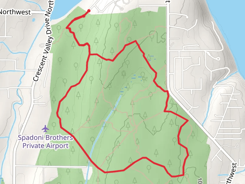 Crescent Lake County Park Trail