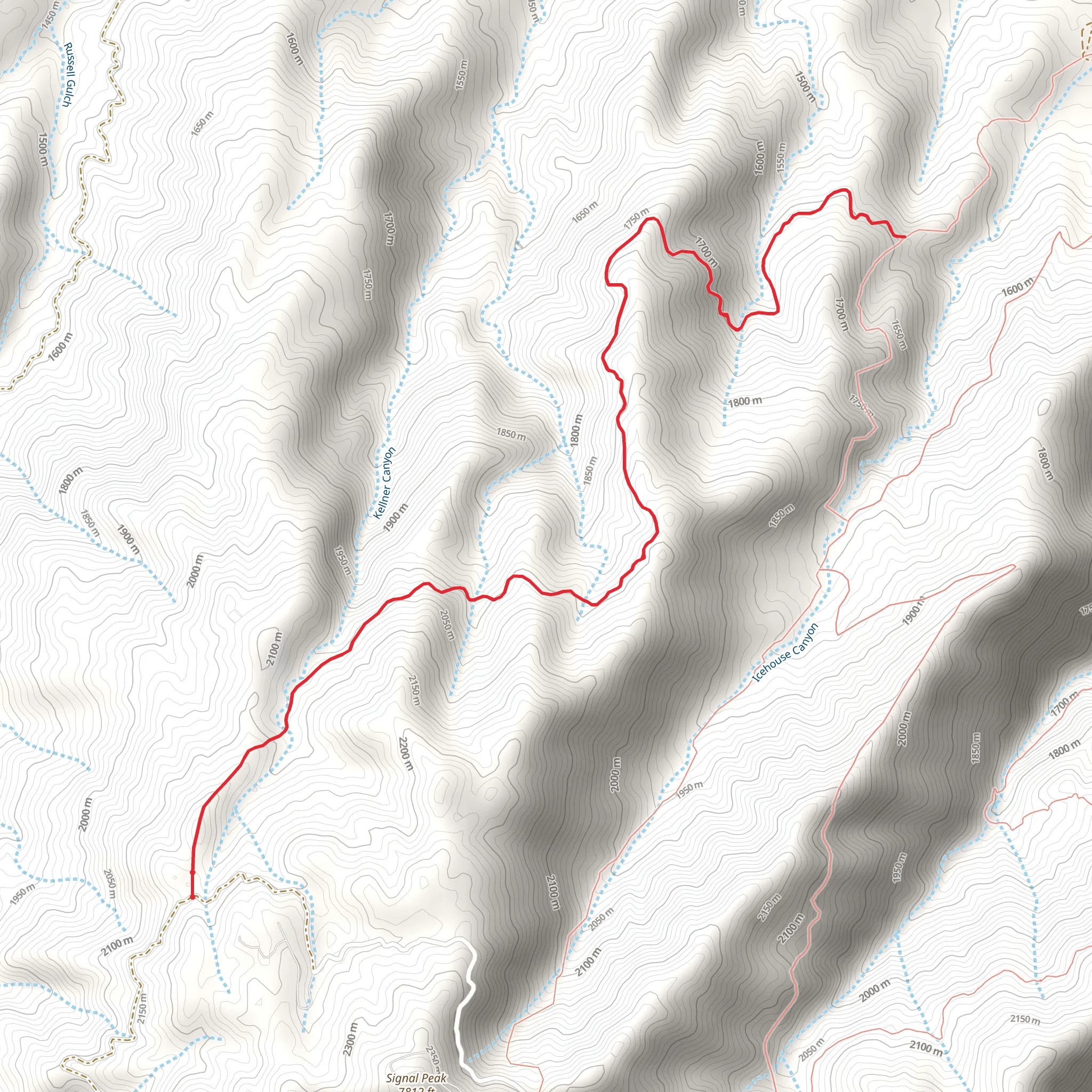 Kellner Trail mobile static map
