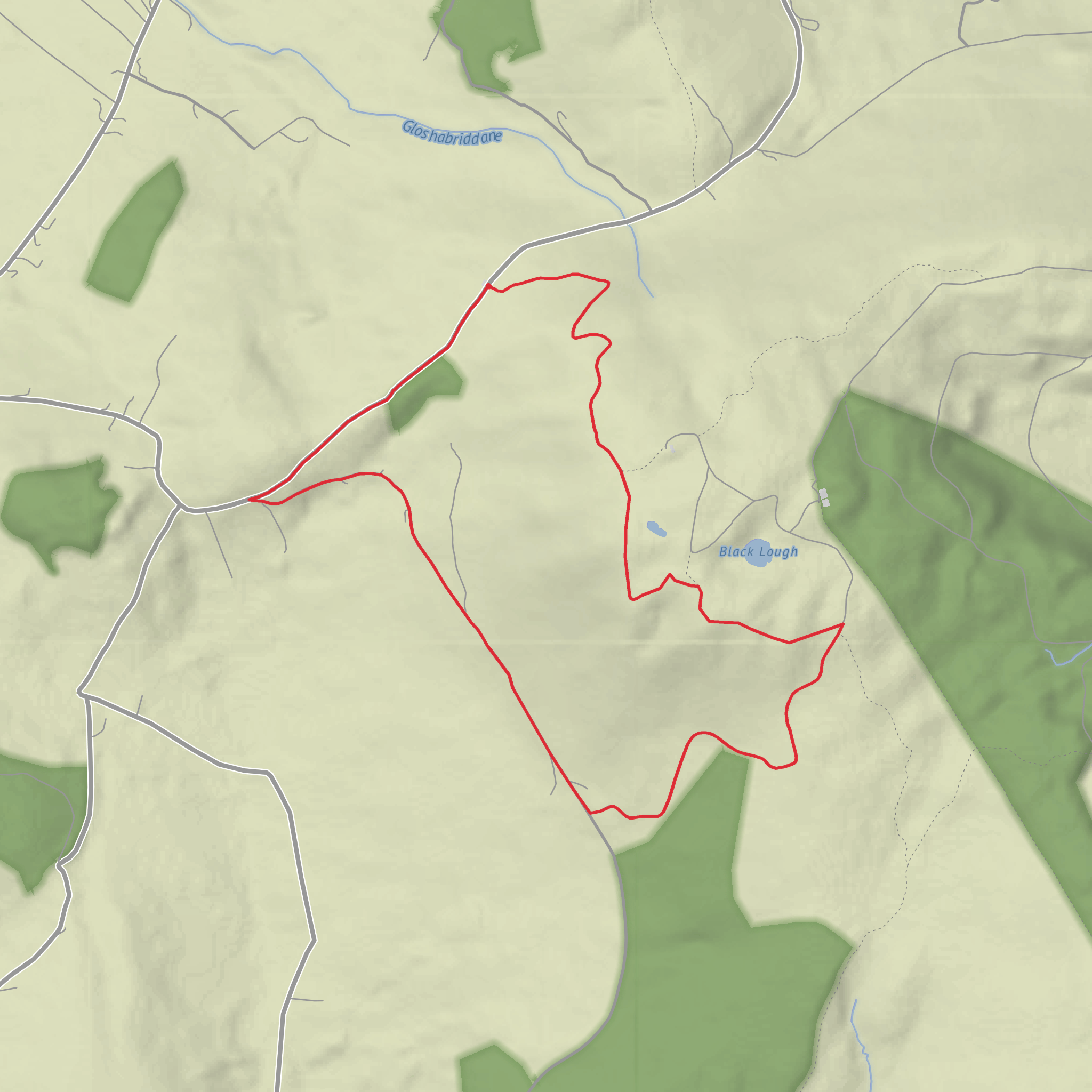Graves of the Leinstermen Loop mobile static map