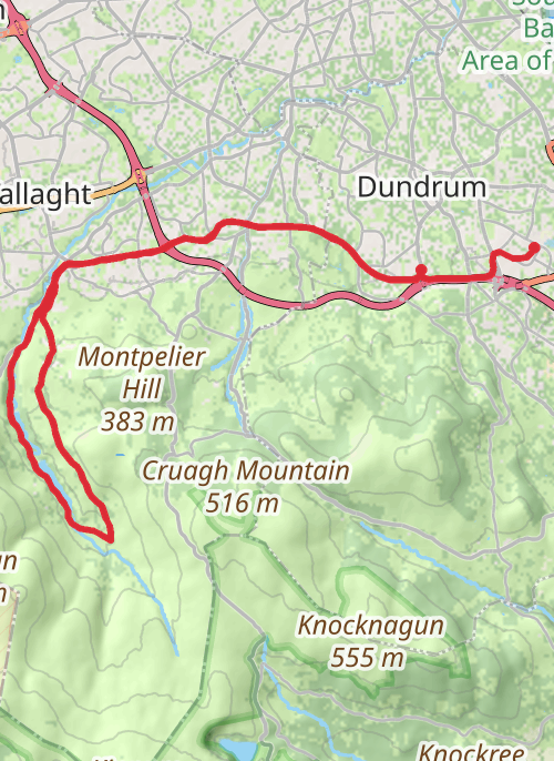 County Dublin Cycling mobile static map