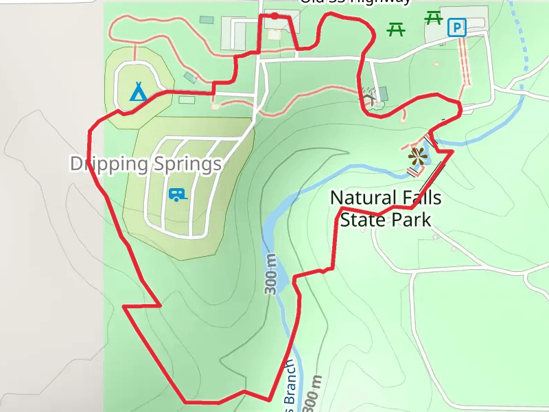 Natural Falls State Park Loop