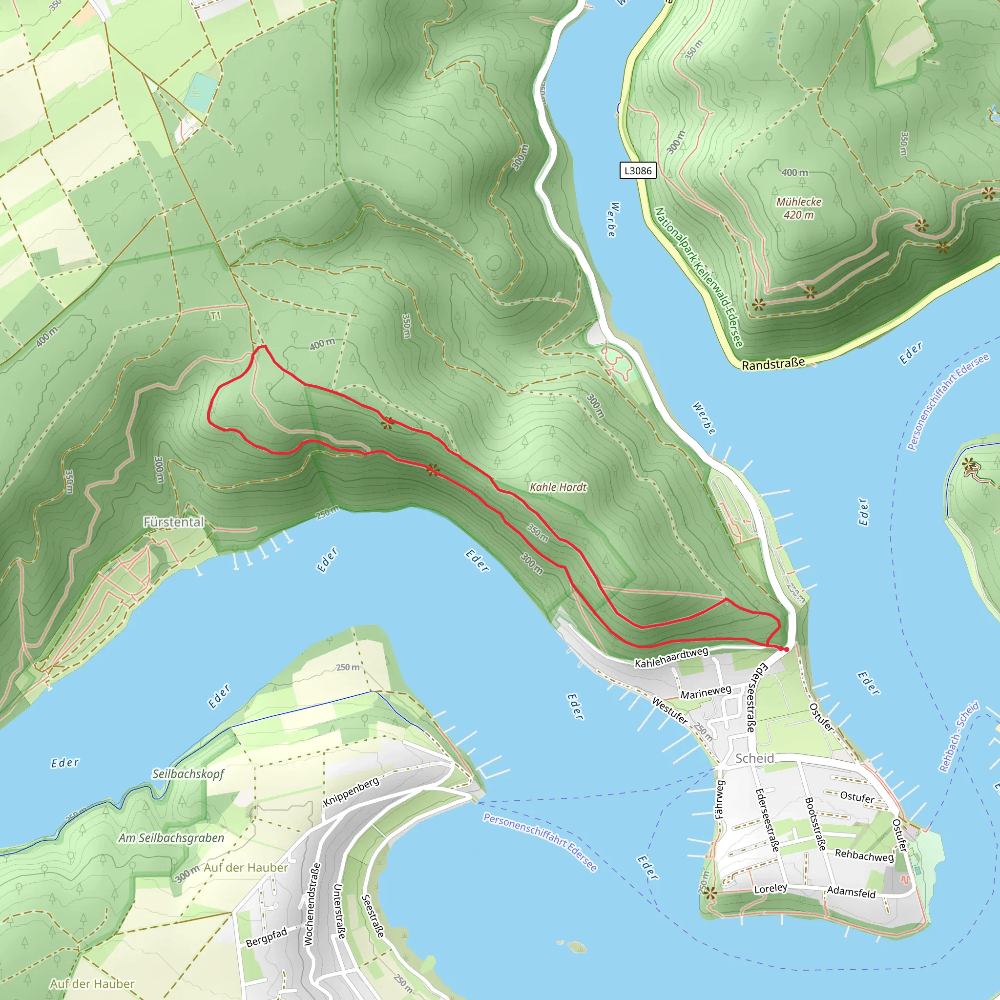 Kahle Haardt Route Loop - Scheid mobile static map