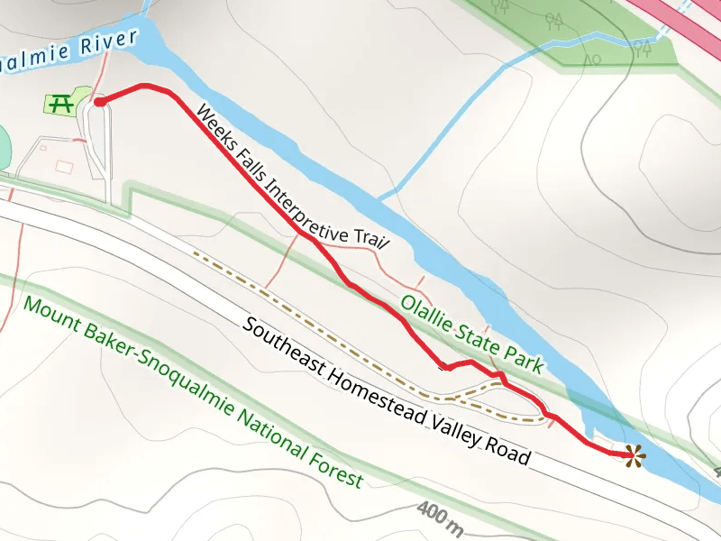 Weeks Falls Interpretive Trail