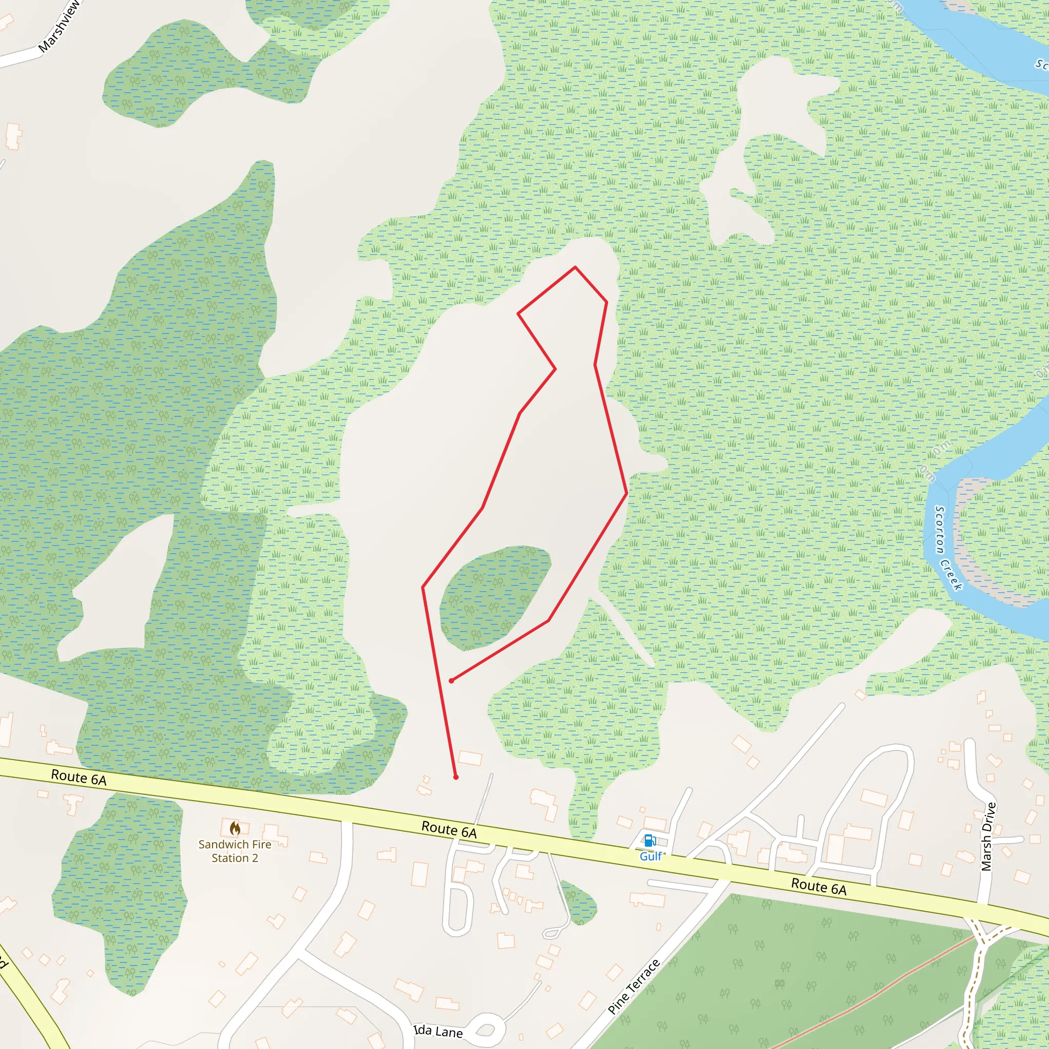 Plowed Neck Loop mobile static map