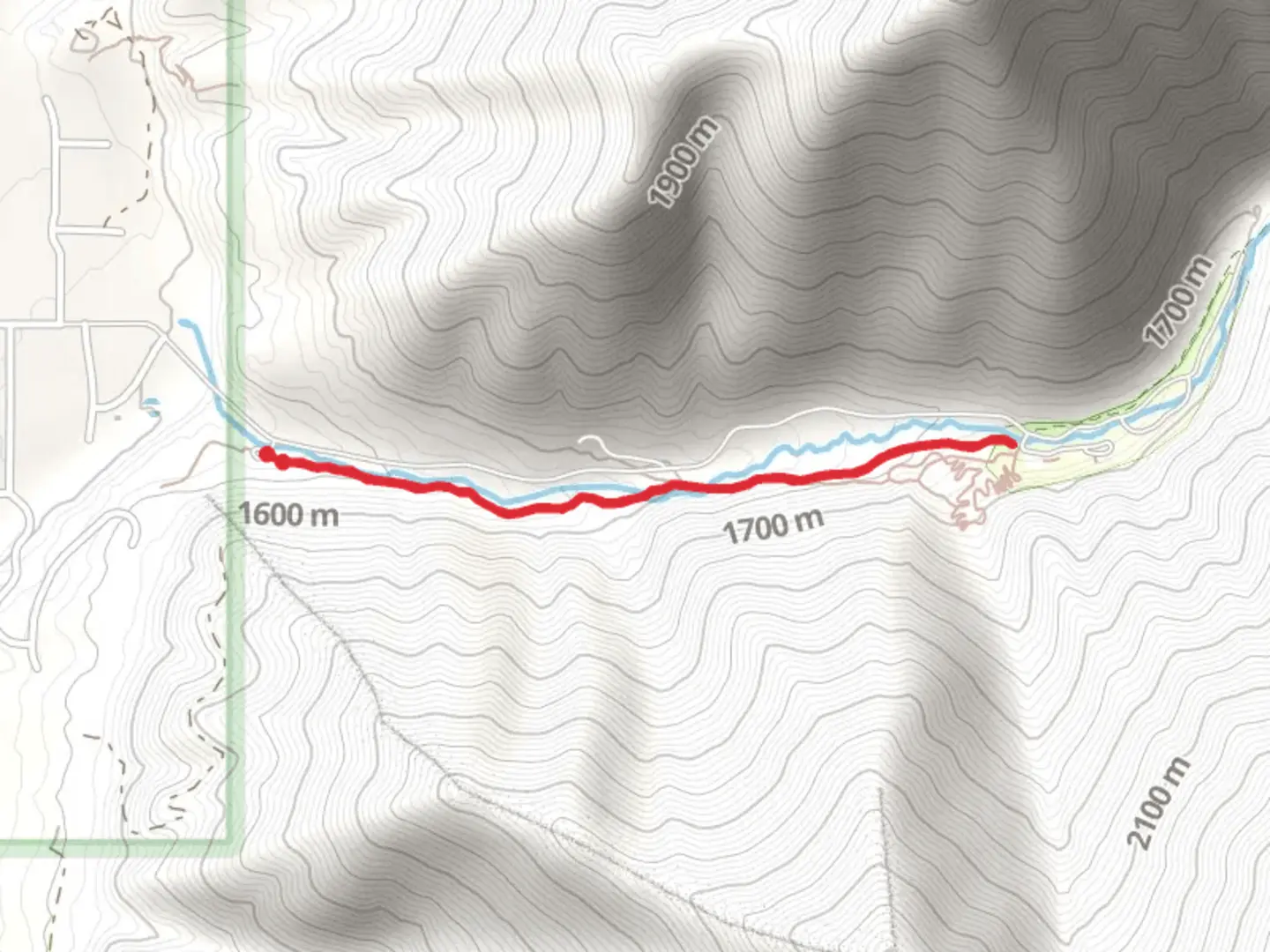 An image depicting the trail Left Fork Maple Canyon and its surrounding area.