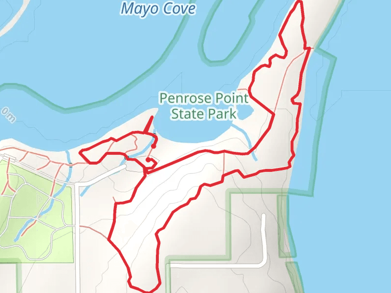 Penrose Point State Park Loop