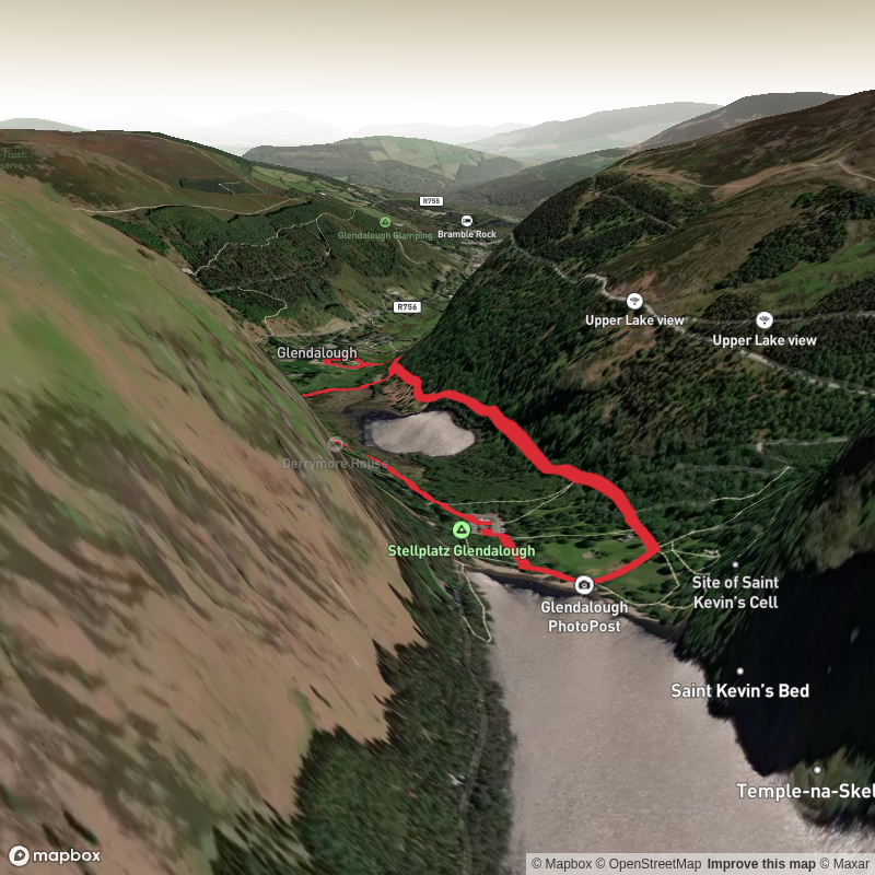 Glendalough - The Green Road Walk (Green Route)