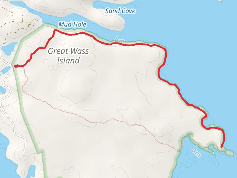 Great Wass Island Preserve from Black Duck Cove Road